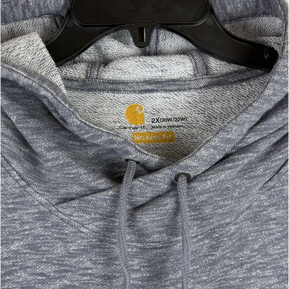Women’s Carhartt Hoodie / Sweatshirt / Grey / Size 2XL - Picture 6 of 6